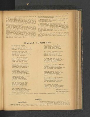 Heldentod. (14. März 1887.)