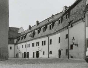 Zschopau, Schloss Wildeck, Innenhof, Wirtschaftsgebäude