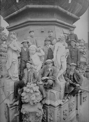 Dresden, Zwingerrestaurierung 1924-1936