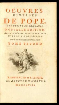 Tome 2: Oeuvres Diverses De Pope : Traduites De L'Anglois