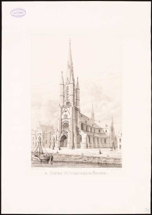 Neue St. Laurentius-Kirche, Alkmaar: Perspektivische Ansicht