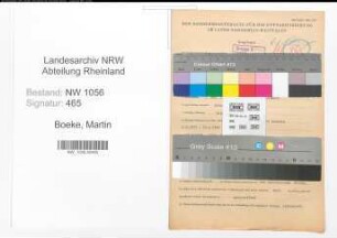 Entnazifizierung Martin Boeke , geb. 03.11.1906 (Bankbeamter)