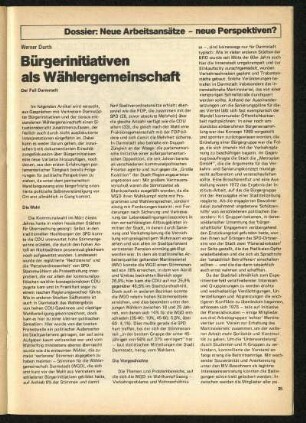 Dossier: Neue Arbeitsplätze - neue Perspektiven?