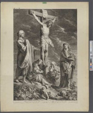 [Christus am Kreuz mit der Jungfrau und Johannes]