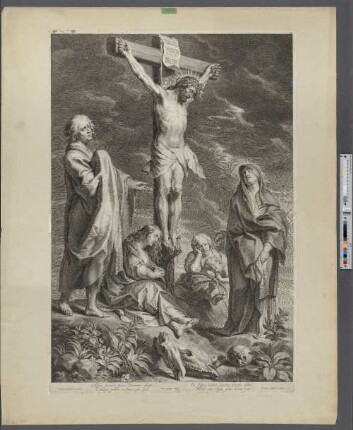 [Christus am Kreuz mit der Jungfrau und Johannes]