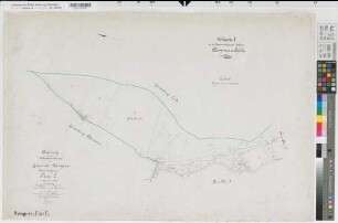 Bommern (Witten), Zusammenlegung eines Teiles der Feldmark von Bommern, Urkarte 1 Wengern Flur 2