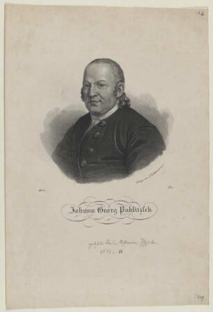 Bildnis des Johann Georg Pahlitzsch