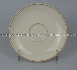 Speise- und Kaffeeservice aus dem Bankhaus Sal. Oppenheim - Untertasse, Modell "Royal Gold"