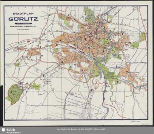 Karte : Stadtplan Görlitz