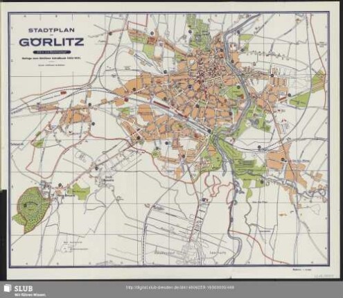 Karte : Stadtplan Görlitz