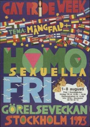 Gay Pride Week Tema: Mangfald