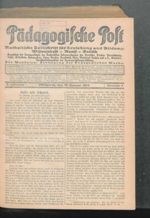 Kelle und Schwert : ein Beitrag zur Kulturpädagogik
