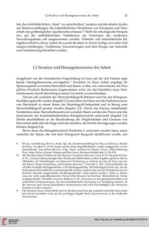1.2 Struktur und Herangehensweise der Arbeit