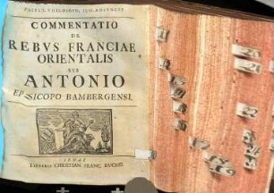 M. Ludov. Salom. Eyringii ... Commentatio de rebvs Franciae Orientalis svb Antonio episcopo Bambergensi