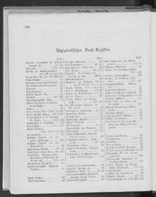 Alphabetisches Sach-Register.