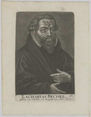Bildnis des Zacharias Bechel