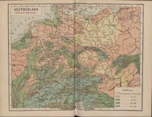 Deutschland. Verteilung der Niederschläge