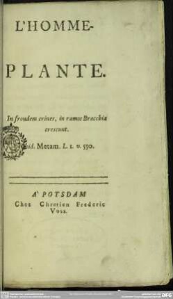 L' Homme-Plante
