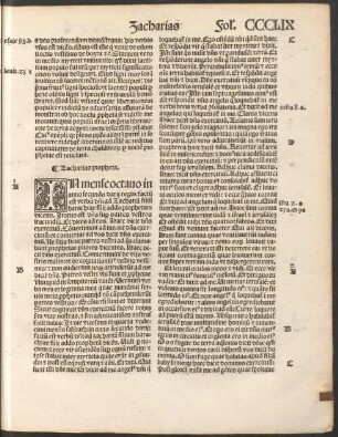 Zacharias propheta.