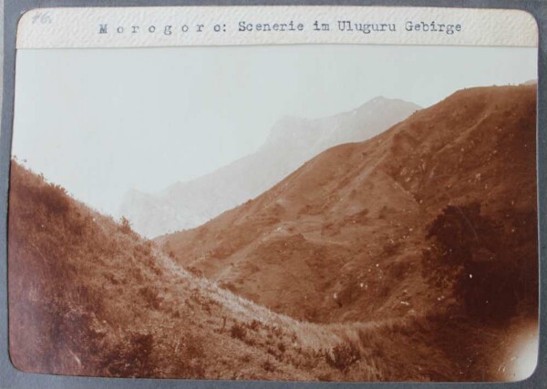 Morogoro: Scenery in the Uluguru Mountains