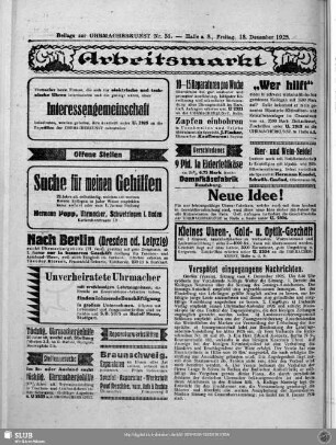 Verspätet eingegangene Nachrichten. Görlitz