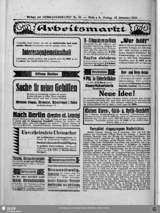 Verspätet eingegangene Nachrichten. Görlitz