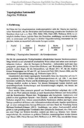 Topologisches Satzmodell