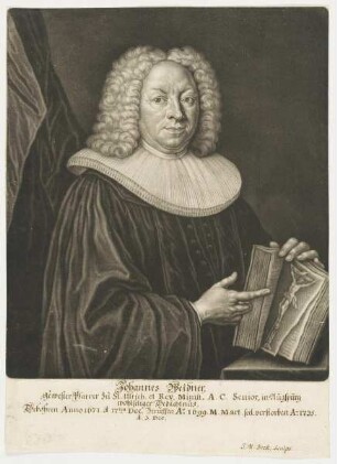 Bildnis des Johannes Weidner