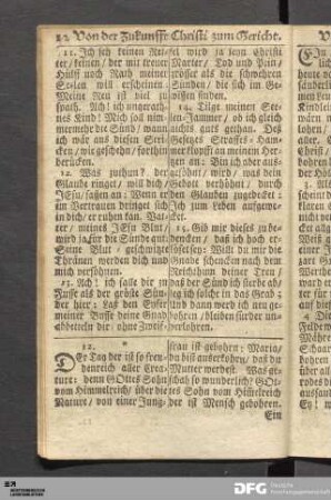 Von der Menschwerdung Christi.