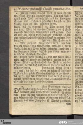 Von der Menschwerdung Christi.