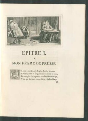 Epitre I. A Mon Frere De Prusse.