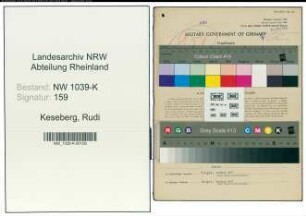 Entnazifizierung Rudi Keseberg , geb. 12.12.1908 (Angestellter)