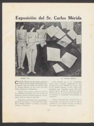 Exposición del Sr. Carlos Mérida