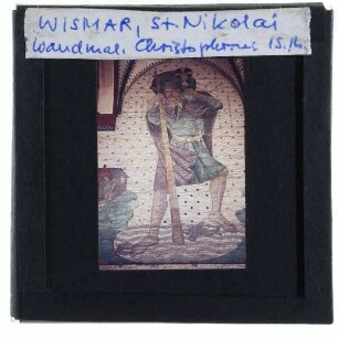 Wismar, Nikolaikirche : Wandmalerei
