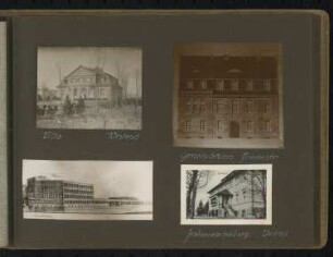 Villa, Berlin-Westend; Gemeindehaus, Fliederstraße; Hohenswartenberg Umbau: Ansichten