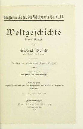 Teil 2: Geschichte des Mittelalters