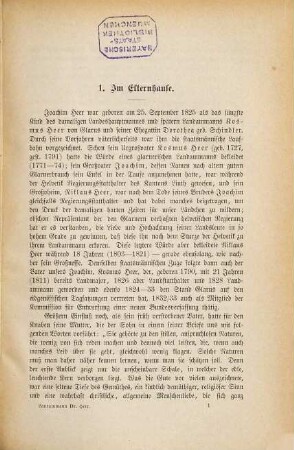 Landammann und Bundespräsident Dr. J. Heer : Lebensbild eines republikanischen Staatsmannes