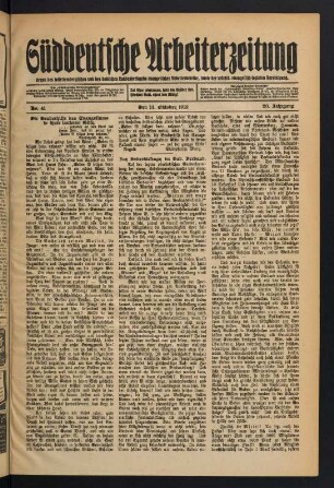 Nr. 41. Den 13. Oktober 1912. - Nr. 45. Den 10. November 1912.