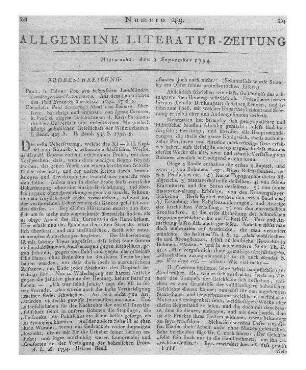 Leipziger Taschenbuch für Frauenzimmer zum Nutzen und Vergnügen. Jg. 1790-1794. Leipzig: Böhme, 1790-94 Nebent.: Leipziger Kalender für Frauenzimmer Ersch. teilweise u.d.T.: Frauenzimmer-Almanach zum Nutzen und Vergnügen