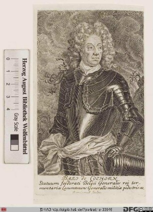 Bildnis Menno Coehoorn (1695 baron van)