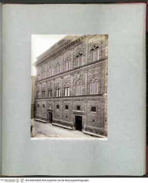 IV Florence ArchitectureFlorenz, Palazzo Rucellai, Fassade - Rotes Album IV (Florenz, Architektur)
