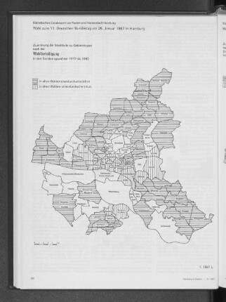 Wahlbeteiligung in den Bundestagswahlen 1972 bis 1983