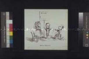 Moderne Industrien - Karikatur der 48er Revolution