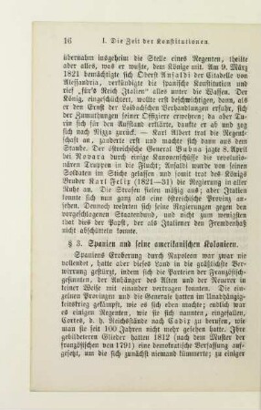 § 3. Spanien und seine amerikanischen Kolonien