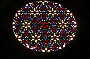 Rosette in der Kathedrale von Palma