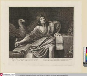 Sainct Jean Evangeliste; Sanctus Joannes Evangelista