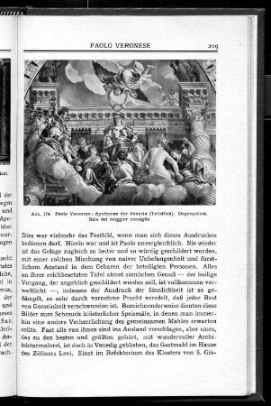 Abb. 174. Paolo Veronese: Apotheose der Venezia (Teilstück). Dogenpalast. Sala del maggior consiglio