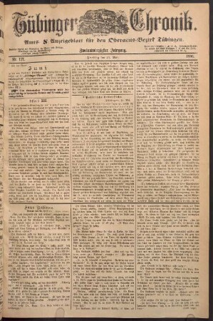 21. Mai (Nro. 117) - 25. Mai (Nro. 120)