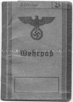 Wehrpass von Rudolf Böttcher (d.J.) aus dem 2. Weltkrieg - Familienkonvolut