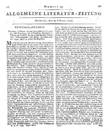 Corpus juris publici Salisburgensis oder Samlung der wichtigsten, die Staatsverfassung des Erzstifts Salzburg betr. Urkunden. Jud. Thaddäus Zauner [Hrsg.]. Salzburg: Mayer 1792